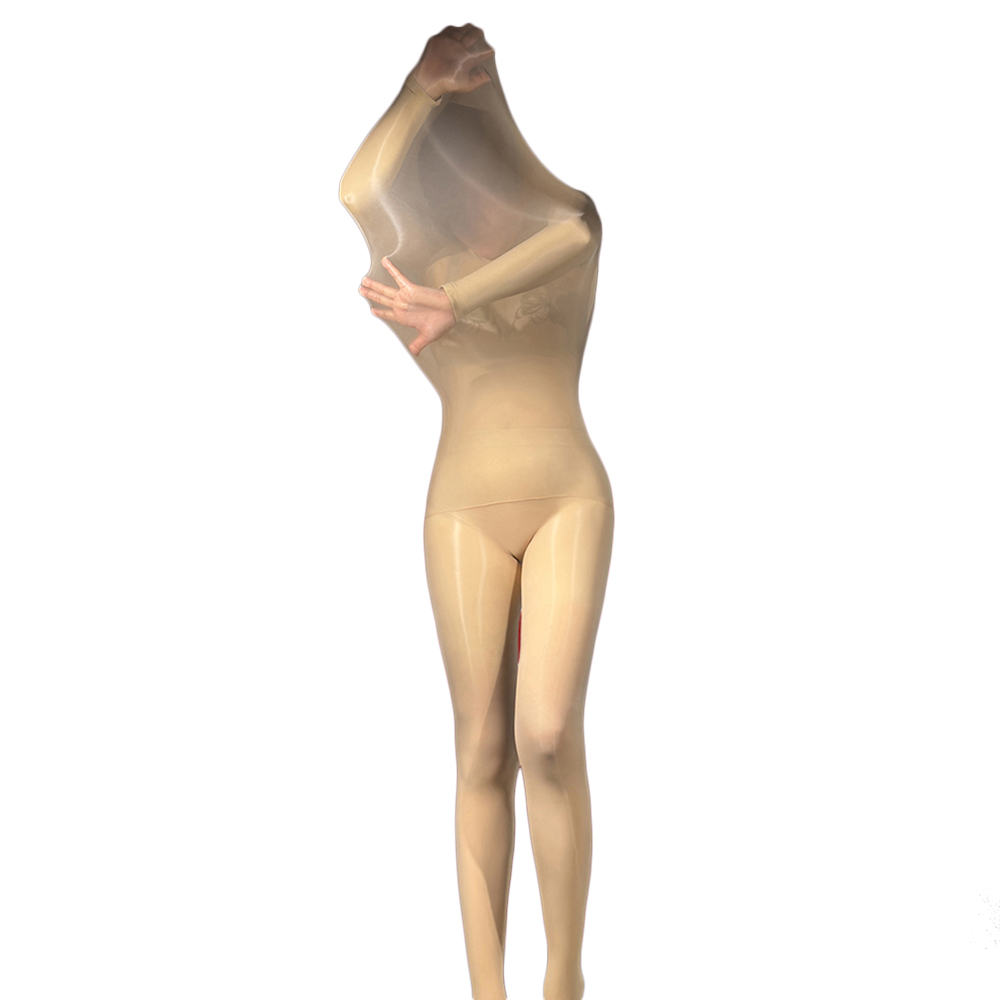 Tights Pantyhose Sheer - Body elástico transparente y brillante unisex